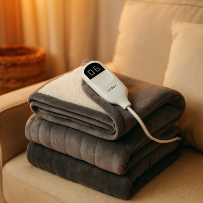 UltraSoftt Heated Flannel Blanket