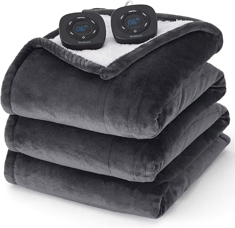 UltraSoftt Heated Flannel Blanket